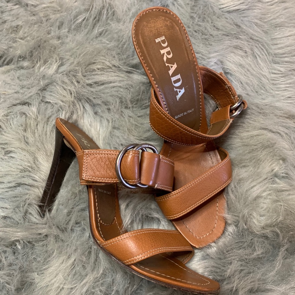 Prada leather Mules